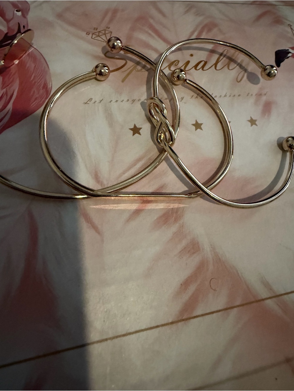 Silver-Tone Knot Open Cuff Bracelet - Women Jewelry